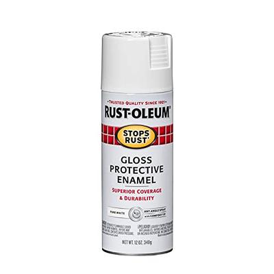 Rust-Oleum Stops Rust 12 oz. Custom Spray 5-in-1 Satin Shell White