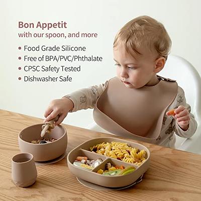 Baby Spoons - Self-feeding Toddler Utensils - First Stage Baby Led Wea