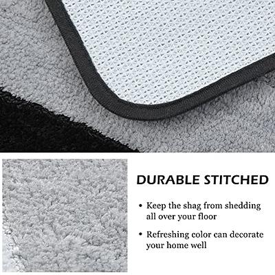 OLANLY Luxury Toilet Rugs U-Shaped 24x20, Extra Soft and Absorbent  Microfiber Bathroom Rugs, Non-Slip Plush Toilet Bath Mat, Machine Wash Dry,  Contour Bath Rugs for Toilet Base (Grey and White) - Yahoo