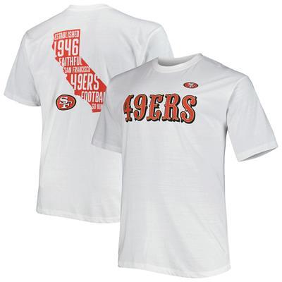 San Francisco 49ers Pride Graphic T-Shirt - White - Mens