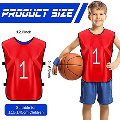  24 Pcs Kids Scrimmage Vest Soccer Pinnies Training