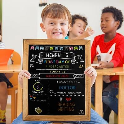 My First and Last Day Double-Sided Chalkboard Kit with 2 Chalk