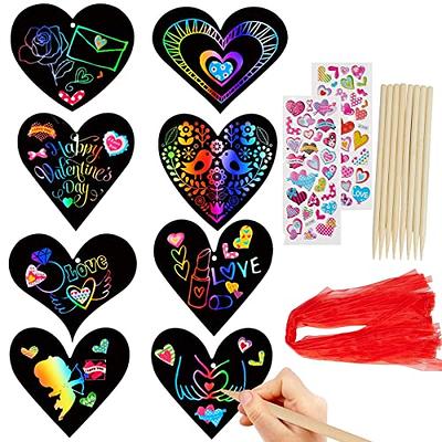 Animal scratch art rainbow painting paper, Engraving Art & Craft Sets,  Creative foil scratch art toys gift, DIY sketch card scratchboard for Kids  