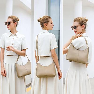 Cross Body Bag Shoulder Purses for Women Trendy White