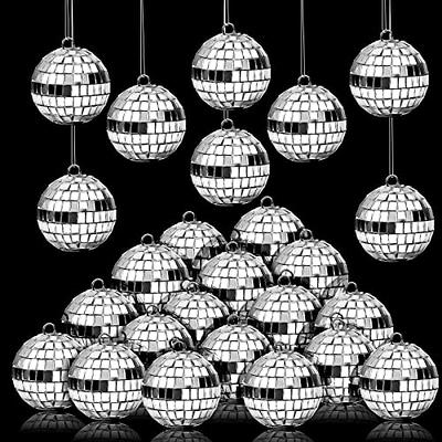 50 Pcs Disco Balls Ornaments Mini Disco Balls Silver Hanging Decorations  Reflective Mirror Ball Cake Decoration 70s Disco Party Supplies for  Christmas Festive (1.2 Inch) - Yahoo Shopping