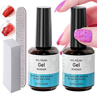 STARVINA Gel Nail Polish Remover - Quick Remove Gel Nail Polish in 3-5 Mins,  Magic Gel