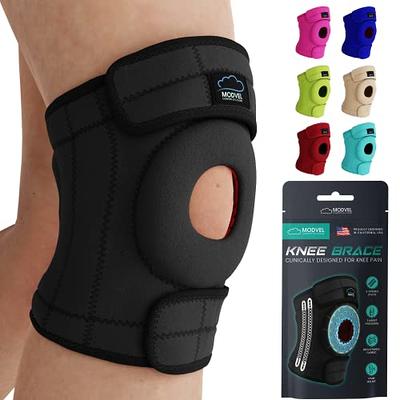 Modvel ELITE Knee Brace With Side Stabilizers & Patella Gel Pads for Maximum  Knee Pain Support