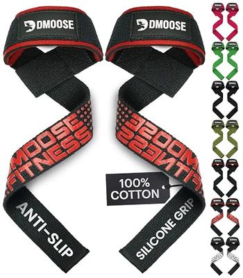DMoose Fitness Wrist Straps for Weightlifting, Perfect for Gym Workouts,  Deadlifts, and Powerlifting, Padded Lifting Straps Gym for Men & Women,  Durable & Comfortable Deadlift Strap with Silicone Grip - Yahoo Shopping