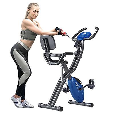 Merax 3 in 1 Adjustable Folding Exercise Bike Convertible Magnetic