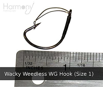  Weedless Wacky Rig Hooks Bass Fishing Hooks For