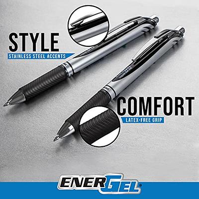 Pentel EnerGel Deluxe Retractable Gel Pen - Assorted, 2 pk