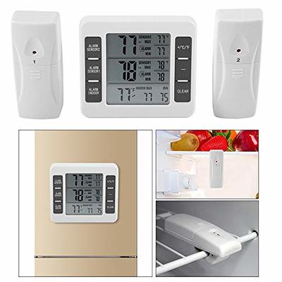 Wireless Digital Refrigerator Thermometer With 2PCS Temperature