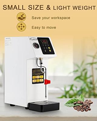 Milk Frother and Steamer, Electric Milk Warmer with Touch Screen, BIZEWO 4  IN 1 Automatic Stainless Steel Steamer for Coffee , Latte, Hot Chocolates