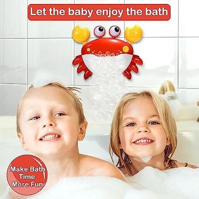 YUISTRE Crab Bubble Machine Bath Toy:Bath Bubble Maker,Blow Bubbles and  Plays Children's Songs,Bath Toys for Toddlers 1-3,Battery Operated (Red) -  Yahoo Shopping