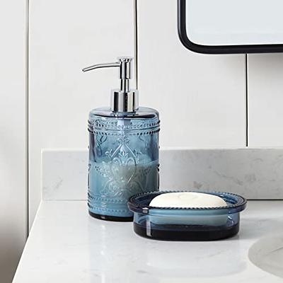 Tinted Glass Dish Soap Dispenser