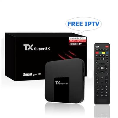 TUREWELL Android TV Box, TX68 Android 12.0 TV Box 4GB RAM 32GB ROM,H618  Quad Core Smart Android Box Support 2.4/5.8GHz Dual WiFi 4K H.264 HD