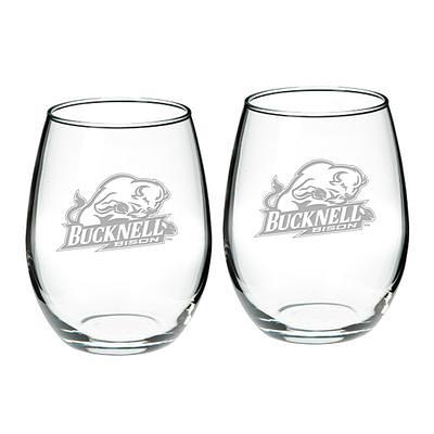 Louisville Cardinals Set of 2 Traditional Robusto Red Wine Table Glasses