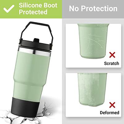 4Pcs Silicone Boot for Stanley Cup Accessories, Protector Silicone Water  Bottle Bottom Sleeve for Stanley 40 oz 30 oz Tumbler Simple Modern Tumbler  with Handle 