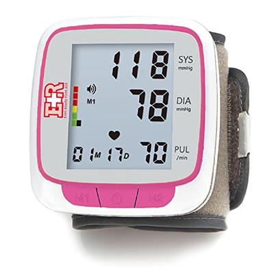 Blood Pressure Monitor Upper Arm Automatic Digital BP Monitor Adjustable  Large Cuff Backlit Display 2x500 Memories 4 AAA Batteries BP Machine BP  Meter