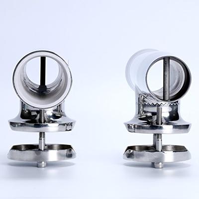 Amarine Made 4 PCS Stainless Tournament Style Clamp on Fishing Rod