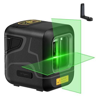 Laser Level, RockSeed 100 Feet Cross Line Laser with Self-Leveling,  Vertical and Horizontal Line, Rotatable 360 Degree, Carrying Pouch, Battery