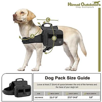 Onetigris Dog Pack Hound Travel Camping Hiking Backpack Saddle Bag