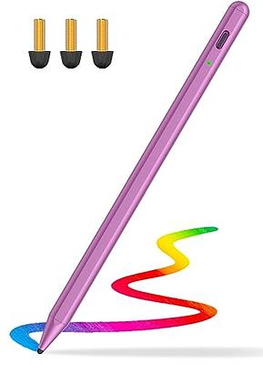 2022 iPad Pro 12.9-Inch 5th/4th/3rd Generation Stylus Pen with Palm  Rejection, Active Stylus Plastic Tip Digital Smart Pencil for Apple iPad  Pro 12.9