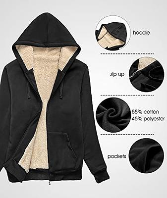 Sweatshirts for Women Loose Fit Plus Size Zip Up Hoodie Long Sleeve Fleece  Jacket Sherpa Lined Thick Winter Coats 2023 Fashion Trendy Fuzzy Plush  Hoodies Coat Outwear With Pockets(E Black,5X-Large) - Yahoo