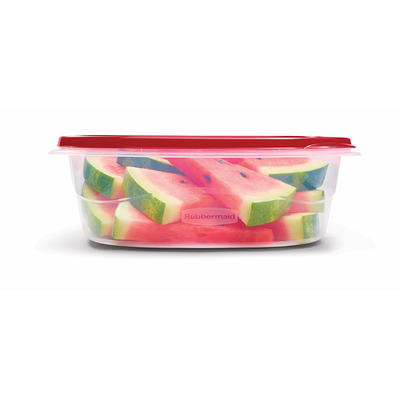 Rubbermaid Containers + Lids, Twist N' Seal Snackers, 1.2 Cups