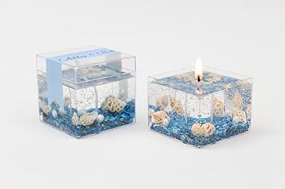 Beach-Themed Gel Candles, Seashell Ocean-Inspired Candle, Beach House Ocean  Breeze Coastal Living Candles - Yahoo Shopping