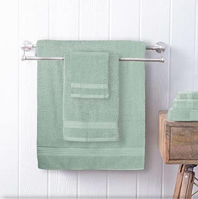  Belizzi Home 8 Piece Towel Set 100% Ring Spun Cotton, 2 Bath  Towels 27x54, 2 Hand Towels 16x28 And 4 Washcloths 13x13