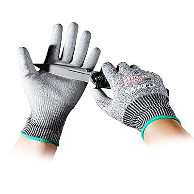 TICONN Work Gloves with Grip for Men and Women, All Purpose 3D