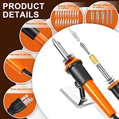 Honoson 30 Pieces Electric Hot Knife Cutter Tool, 20 Pieces Blades