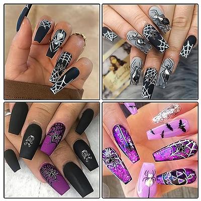 20pcs Alloy Skull Nail Charms Halloween Nail Charms for Acrylic Nails 3D  Metallic Star Spider Nail Rhinestones with Gems Goth Dark Snake Cross Nail  Jewelry for Women Girls Nail Supplies Decoration 