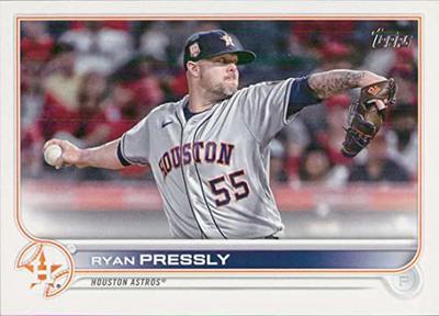 2019 Topps #386 Ryan Pressly Houston Astros Baseball Card