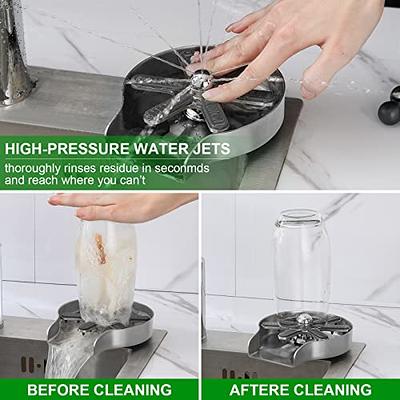 Vista Glass Rinser for Kitchen Sink Stainless Steel Cup Cleaner for Sink Cup  Washer Kitchen for Glass Cup Rinser Washing for Kitchen, Bar - Silver -  Yahoo Shopping