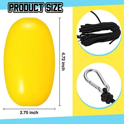 2 Pcs 33 ft Marine Rope Tow Line Kayaking Boat Buoy Ball Float Leash with  Stainless