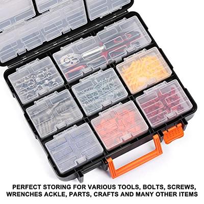 Mayouko 16 Compartments Detachable Toolbox Organizer,Hardware Organizer Box  with Removable Sections,Carrying Storage Case for  Patts,Screws,Bolts,Nuts,Toys - Yahoo Shopping