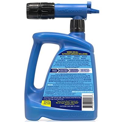 Wet & Forget Outdoor Moss, Mold, Mildew, & Algae Stain Remover  Multi-Surface Cleaner, Ready to Use, 64 Ounce