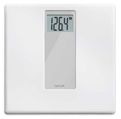 Taylor Digital 400 lb Capacity White/Gray Bathroom Scale - Yahoo