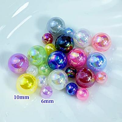 Shiny Ab Crystal Butterfly Beads Colorful Glass Spacer Beads - Temu