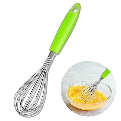 Newness Egg Whisk, [2 Pack] Stainless Steel Blender for Home - Versatile  Tool for Egg Beater, Milk Frother, Hand Push Mixer Stirrer - Kitchen  Utensil