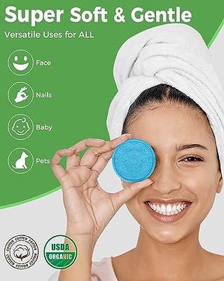 ProCIV Reusable Makeup Remover Pads, 18 Packs Organic Reusable Cotton  Rounds with Washable Laundry Bag for Toner Eco-Friendly Bamboo Reusable  Cotton