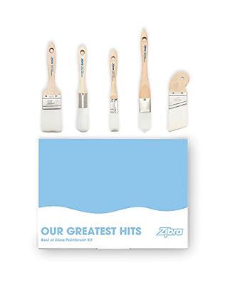 Zibra 5-Piece DIY Paint Brush Set with Assorted Paint Brushes for Walls,  Trim and Furniture, White - Yahoo Shopping