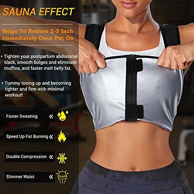 Sauna Suits Body Shaper Girls Corset Tank Top and Slimming Pants