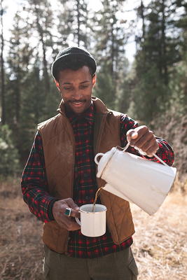 Stansport Enamel Percolator Coffee Pot - 8 Cup - White - Camping Outdoor  Backpacking - Yahoo Shopping