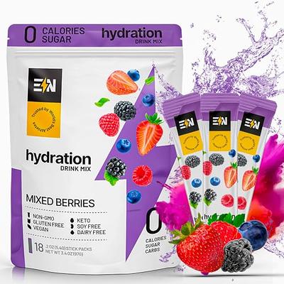 Stur Electrolyte Hydration Powder, Variety Pack, High Antioxidants & B  Vitamins, Sugar Free, Non-GMO, Daily Hydration & Workout Recovery, Keto, Paleo