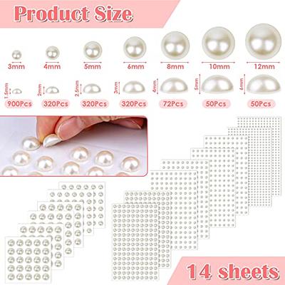 4Pcs Face Gems Self Adhesive Face Rhinestones For Makeup Festival Face  Jewels, Stick On Pearls Hair Gems, Pearl Rhinestones Stickers For Face,  Hair, Eye, Makeup, Nail, Body, Crafts