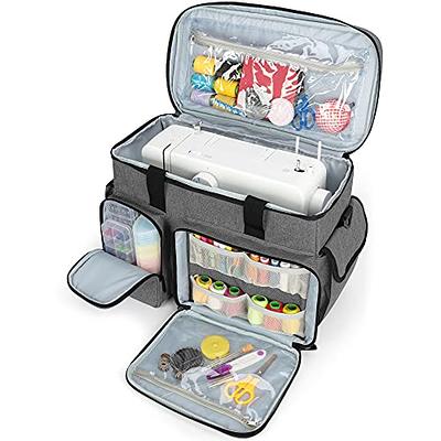 CURMIO Sewing Machine Carrying Case for Most Standard Sewing