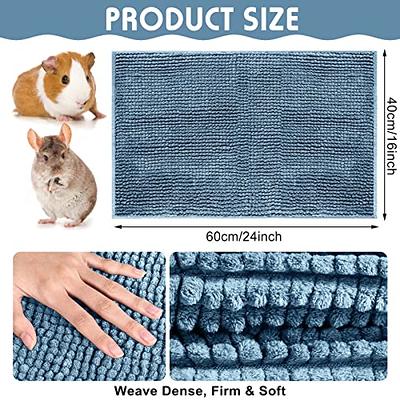 BT Bear Pet Mat, Dog Absorbent Blanket Microfiber Reusable Pet Pee Pad  Washable for Dogs & Cats (M, Blue) 